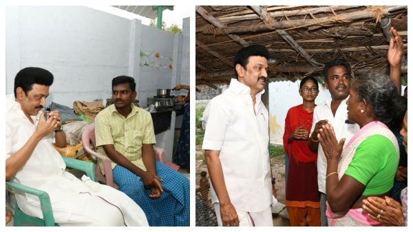 ஸ்டாலின் திடீர் விசிட்.. நெகிழ்ந்த அருந்ததியர்கள் - ”சேர்ல உக்காருங்க தம்பி” பாசமாக சொன்ன முதல்வர்