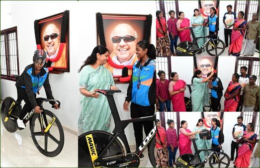 ஒரு சைக்கிள் விலை ரூ.14 லட்சம்! முப்பிலிவெட்டி டூ இஸ்‌ரேல்! ஏழைப்பெண் மீது கனிமொழி காட்டிய கரிசனம்!