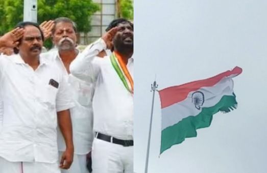 குமரியில் ரூ.75 லட்சம் செலவில்.. அமைச்சர் மனோ தங்கராஜ் ஏற்றி வைத்த.. தேசிய கொடி ஒரே நாளில் கிழிந்தது!