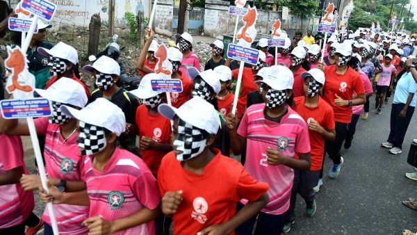 களைகட்டும் உலக செஸ் ஒலிம்பியாட் போட்டி...சென்னையில் நடைபெற்ற விழிப்புணர்வு மாரத்தான்!