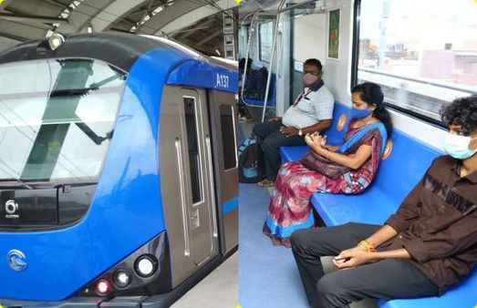 மெட்ரோ ரயிலில் இன்று முதல் மாஸ்க் அணிவது கட்டாயம்.. ரயில் நிலையங்களில் நுழையவும் மாஸ்க் கட்டாயம்