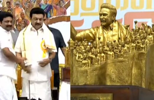 முதல்வர் ஸ்டாலின் முகமெல்லாம் ஒரே பூரிப்பு! ராஜேஷ்குமார் எம்.பிக்கு செம கவனிப்பு! நாமக்கல் ருசிகரம்!