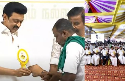 நாமக்கல் திமுக மாநாடு! சமையல் மாஸ்டருக்கு 1 பவுனில் தங்கமோதிரம் போட்ட முதல்வர் ஸ்டாலின்!