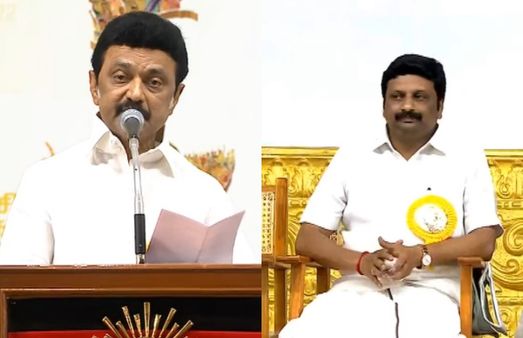 டெஸ்ட் வச்சேன்.. நம்ம எம்பி பாஸ்.. இவரு ஸ்டேட் பிளேயர், அவர் ஒலிம்பிக்- குஷியாகி பாராட்டிய ஸ்டாலின்!