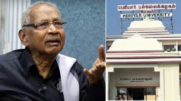 படமெடுத்த சாதி.. பெரியார் பல்கலைக்கழகம் காவிமயமாகி வருகிறது.. கி வீரமணிக்கு வந்ததே கோபம்! எச்சரிக்கை