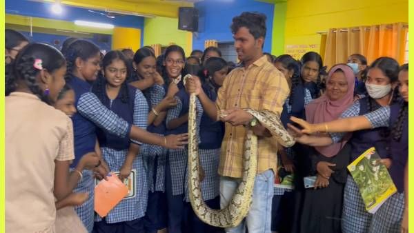 பழிக்குப் பழி?.. பாம்புக்கும் வாழ உரிமை உண்டு.. இன்று உலக பாம்புகள் தினம்.. திணறடித்த தென்காசி