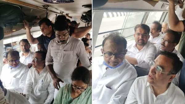 சோனியாவிடம் விசாரிக்க எதிர்ப்பு- நாடு முழுவதும் காங்.போராட்டம்- டெல்லியில் ப.சிதம்பரம்,கெலாட் கைது