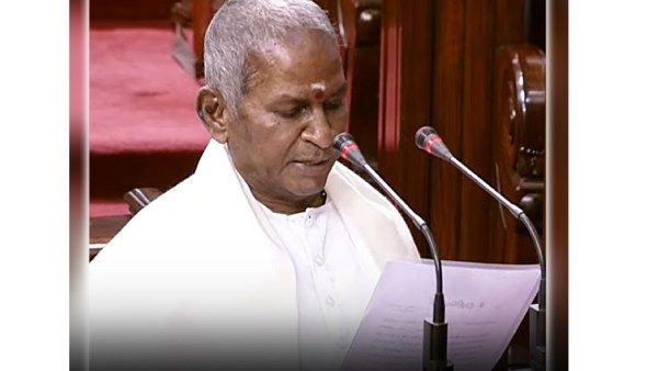ராஜ்யசபாவில் நியமன எம்.பி.யாக இசைஞானி இளையராஜா தமிழில் பதவியேற்றார்