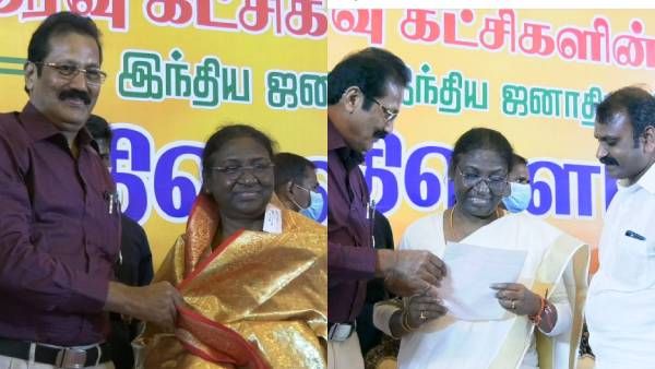 ”சந்தல்” சமூகத்தின் திரௌபதி முர்மு புகழ் “சந்தனமாக” மணக்கட்டும் - ரைமிங்கில் வாழ்த்திய கிருஷ்ணசாமி