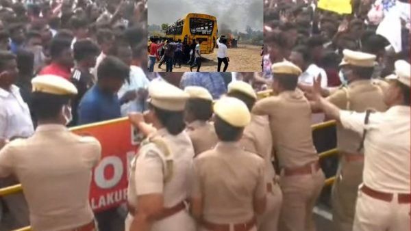 கள்ளக்குறிச்சி மாணவி மரணம்! போர் களமான பள்ளி வளாகம்.. திடீரென வன்முறை ஏற்பட என்ன காரணம்! பரபர தகவல்