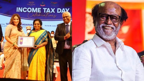 நிஜ சிவாஜியான ரஜினி.. அதிக வருமான வரி செலுத்தியதற்கான விருது! மகள் சௌந்தர்யாவிடம் வழங்கிய தமிழிசை