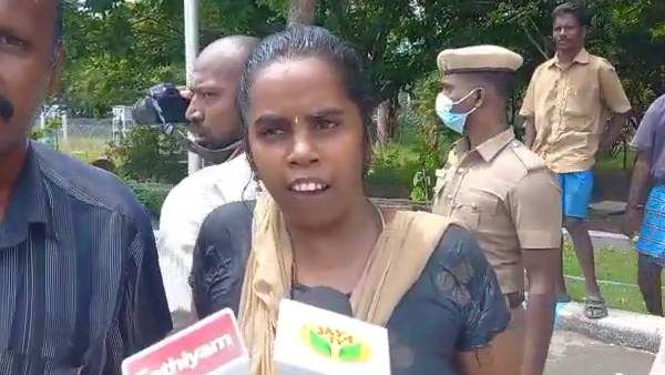 அமைச்சர் கே.என்.நேரு கார் முன்பு தீக்குளிக்க முயன்ற தம்பதி- சேலம் கலெக்டர் அலுவலகத்தில் பரபரப்பு!