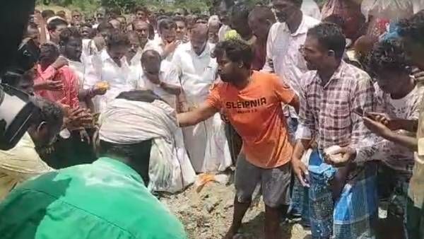 சொந்த ஊரில் மாணவி உடல் நல்லடக்கம்..எம்எல்ஏ, அரசியல் தலைவர்கள் அஞ்சலி.. உறவினர்கள் கண்ணீர்