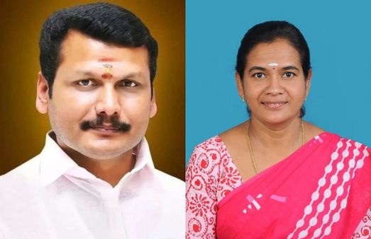 ஒரே பதற்றமா இருக்கு! அரசு விழாவில் தடுமாறிய கரூர் மேயர் கவிதா கணேசன்! கண் சிவந்த செந்தில் பாலாஜி!