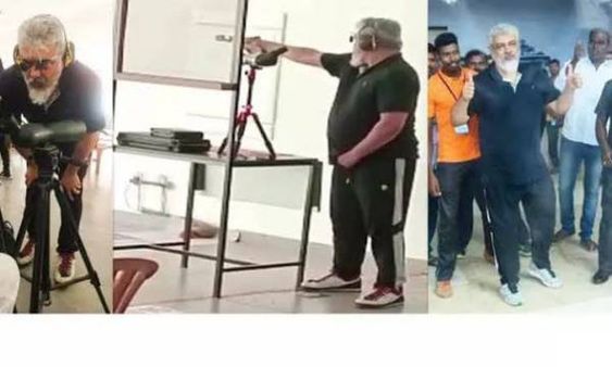 சாரே கொல மாஸு.. சூட்டிங்கில் மட்டுமல்ல 'shooting'லயும் அசத்திய ஏகே! எத்தனை பதக்கங்களை அள்ளிருக்கார்!