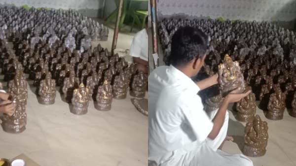 விநாயகனே வினை தீர்ப்பவனே.. மதுரை மத்திய சிறை கைதிகள் தயாரிக்கும் அழகான பிள்ளையார் சிலைகள்!