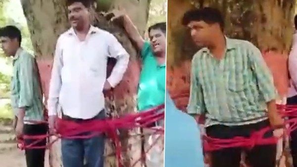 செய்முறை தேர்வில் தோல்வி.. ஆசிரியர்களை மரத்தில் கட்டி வைத்து அடித்த மாணவர்கள்.. பரபர சம்பவம்!