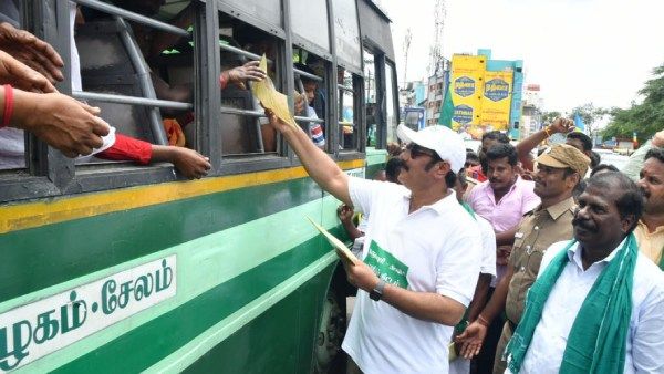 “எங்கள் அமைதிக்கும் ஓர் எல்லையுண்டு” - காவிரி நடைப்பயணத்தில் அரசை வெளுத்து வாங்கிய அன்புமணி