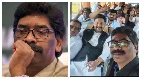 பதவி பறிபோகும் பயம்.. கூவத்தூர் பாணியை கையில் எடுக்கும் ஹேமந்த்.. 3 பஸ்சில் கிளம்பிய எம்எல்ஏக்கள்!