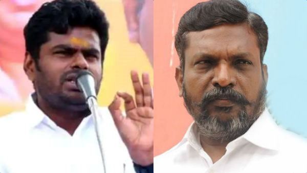 ஜாதிகளை கையில் வச்சுக்கிட்டு.. கீழ்த்தரமான அரசியல்.. திருமாவளவன் மீது அண்ணாமலை கடும் பாய்ச்சல்!