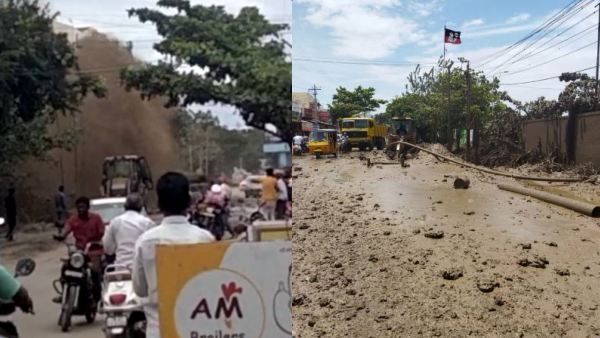 கோவையில் பெரும் பரபரப்பு.. சாலையோரம் எரிவாயு குழாய் சீற்றத்துடன் கசிந்து சிதறியது.. அலறி ஓடிய மக்கள்