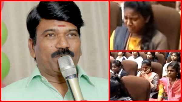 நடிகர் தாமு பேசப் பேச.. தேம்பி தேம்பி அழுத மாணவிகள்.. அரங்கில் கேட்ட விசும்பல் சத்தம்.. என்னாச்சு