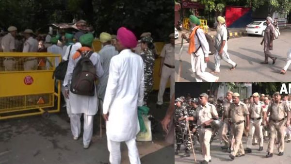 உச்சக்கட்ட பரபரப்பில் டெல்லி.. அலை அலையாய் வரும் விவசாயிகள்! இன்று முதல் போராட்டம் -கடும் பாதுகாப்பு