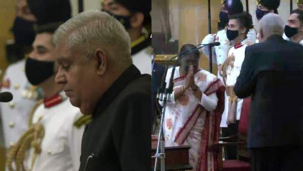 துணை ஜனாதிபதியாக ஜெகதீப் தன்கர் பதவியேற்பு.. பதவிப்பிரமாணம் செய்துவைத்த ஜனாதிபதி திரெளபதி முர்மு!