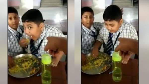 “செம கியூட்” ஒரே தட்டில் உணவு.. இவன் இந்து, நான் முஸ்லிம்! சகோதரத்துவ பாடம் எடுத்த பள்ளி சிறுவர்கள்