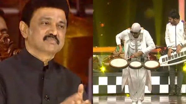 டிரம்ஸ் வாசித்து அசத்திய முதல்வர் ஸ்டாலின்- அருகே நின்ற வோர்கோவிச்சையும் அழைத்து.. ஒரே சிரிப்புதான்!