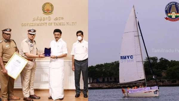 உலக சாதனை படைத்த தமிழக கடலோர பாதுகாப்பு படை! பாய்மரப் படகில் சென்னை -ராமேஸ்வரம் -சென்னை பயணம்!