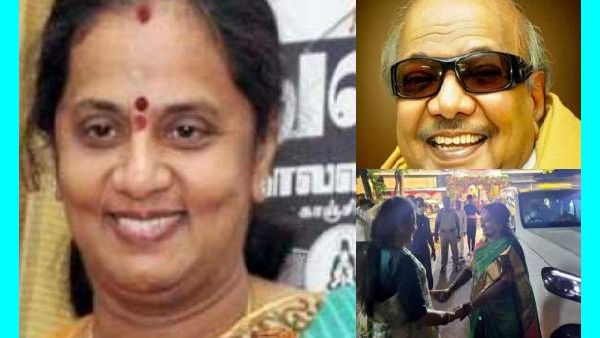 கருணாநிதி வீட்டு வாசலில்.. 