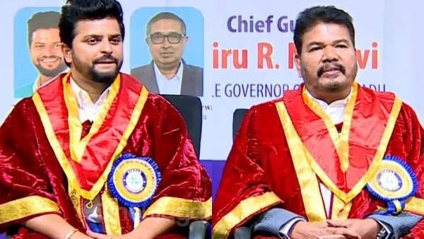 வேல்ஸ் பல்கலை பட்டமளிப்பு விழா: இயக்குநர் ஷங்கர், சுரேஷ் ரெய்னாவுக்கு கௌரவ டாக்டர் பட்டம்!