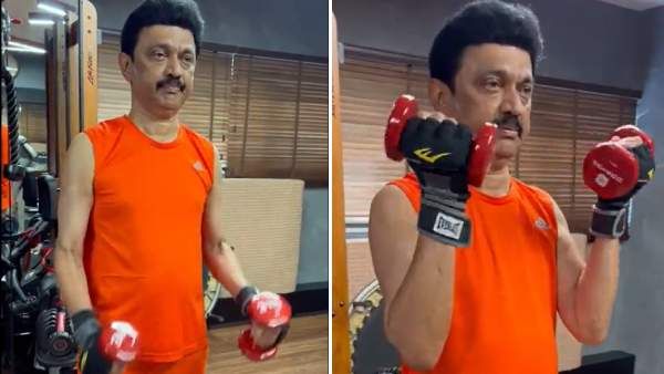 காவி ட்ரெஸ்.. ஜிம்மில் கடும் ஒர்க்அவுட்.. பின்னணியில் ‘பாராட்டு செய்தி’- அசத்தும் முதல்வர் ஸ்டாலின்!