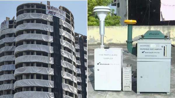 நொய்டா இரட்டை கோபுரம் இடிப்பு.. காற்று மாசை கண்டறிய.. களமிறக்கப்பட்ட நவீன இயந்திரம்.. இதை பாருங்க!