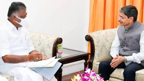 தேனீர் விருந்துக்கு வராத எடப்பாடி.. யூஸ் செய்த ஓபிஎஸ்.. ஆளுநர் ரவியுடன் 25 நிமிடங்கள் சந்திப்பு