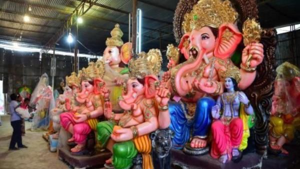 விநாயகர் சதுர்த்தி விழா..நாடு முழுவதும் நாளை கொண்டாட்டம்..களைகட்டும் விற்பனை..குவிந்த மக்கள்!