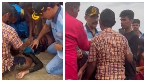 சென்னை மெரினா கடலில் மூழ்கிய சிறுவன்.. முதலுதவி அளித்து காப்பாற்றிய டிஜிபி சைலேந்திர பாபு