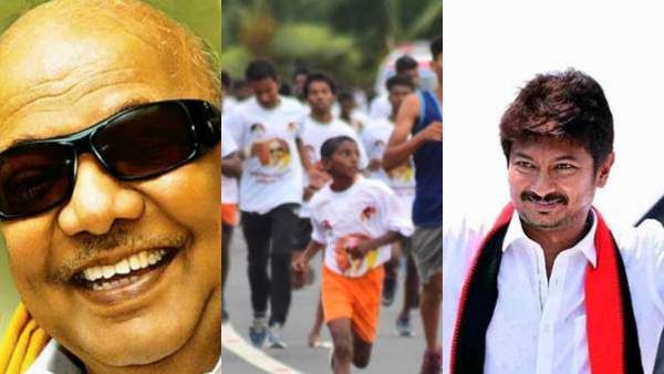 கருணாநிதி நினைவு தினம்.. 43 ஆயிரம் பேர் பங்கேற்ற பிரம்மாண்ட மராத்தான்.. தொடங்கி வைத்த உதயநிதி!