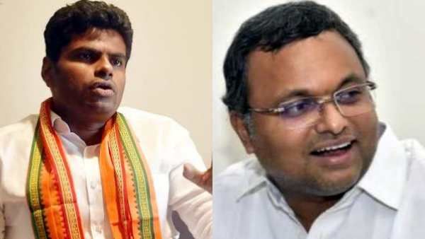 அவர்தான் பேசிகிட்டு இருக்கார்ல.. சீறிய அண்ணாமலை.. பற்ற வைத்த கார்த்தி சிதம்பரம்.. 