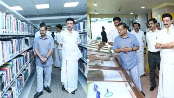 ”தமிழ்நாட்டின் பெருமையல்ல.. இந்தியாவின் பெருமை” அண்ணா நூலகத்தை பார்த்து வியந்துபோன கெஜ்ரிவால்!