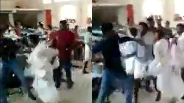 கல்யாண வீட்டில் எக்ஸ்ட்ரா அப்பளம் தரலைனு இத்தனை பெரிய சண்டையா?.. சேட்டன்ஸ் மோதல் வீடியோவால் பரபரப்பு