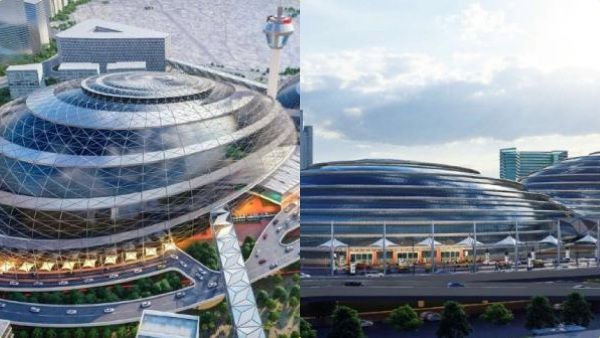 நல்லா பாருங்க.. இதுதான் டெல்லி ரயில் நிலையம்.. பளபளன்னு கண்ணாடி மினுங்க.. வெளியான படம்!