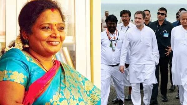 நித்திரையில் இருந்து கொண்டு ஒற்றுமை யாத்திரையா? மேடையில் சிரித்தபடியே நைசாக ராகுலை தாக்கிய தமிழிசை