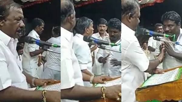 பெர்ஃபாமென்ஸ் பண்ண விடுங்கய்யா! காலில் விழனும்..ரத்தத்தில் ஆல்கஹால் ஏறிய ரத்தத்தின் ரத்தங்களால் கலகல