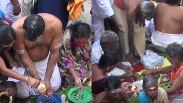 இன்று மஹாளய அமாவாசை: முன்னோர்கள் ஆத்மா சாந்திக்காக புனித தலங்களுக்கு படையெடுத்த பக்தர்கள்!