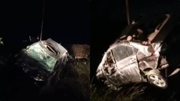 20 அடி பள்ளத்தில் கவிழ்ந்த கார்.. ஒரே குடும்பத்தைச் சேர்ந்த 3 பெண்கள் பலி! உளுந்தூர்பேட்டையில் சோகம்