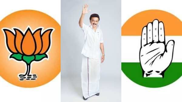 ஒரே மேட்டர்.. திமுக, காங்., பாஜக இடையே மும்முனை மோதல்.. ‘சுய தம்பட்டம்’ - யார் சொந்தம் கொண்டாடுவது?