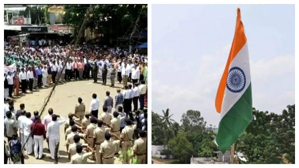 காலை 8.45 மணி.. தினமும் ஒன்றாக தேசியக்கீதம் பாடும் கிராம மக்கள்..தேசப்பற்றை நிரூபிக்க காரணம் இதுதான்