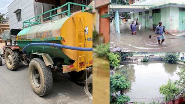 பெங்களூரில் அரசு நிர்வாகம் தடுமாற்றம்.. வெள்ளம் வடிந்தாலும் குடிநீர் வினியோகம் இல்லை! மக்கள் தவிப்பு